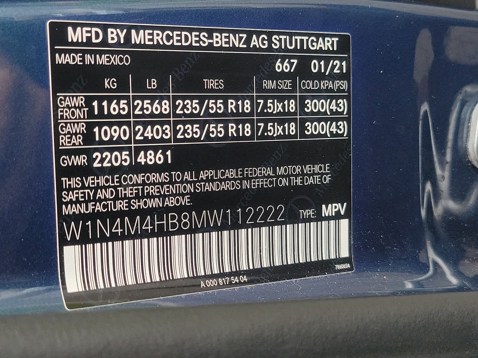 2021 Mercedes-Benz GLB GLB 250 4MATIC® SUV